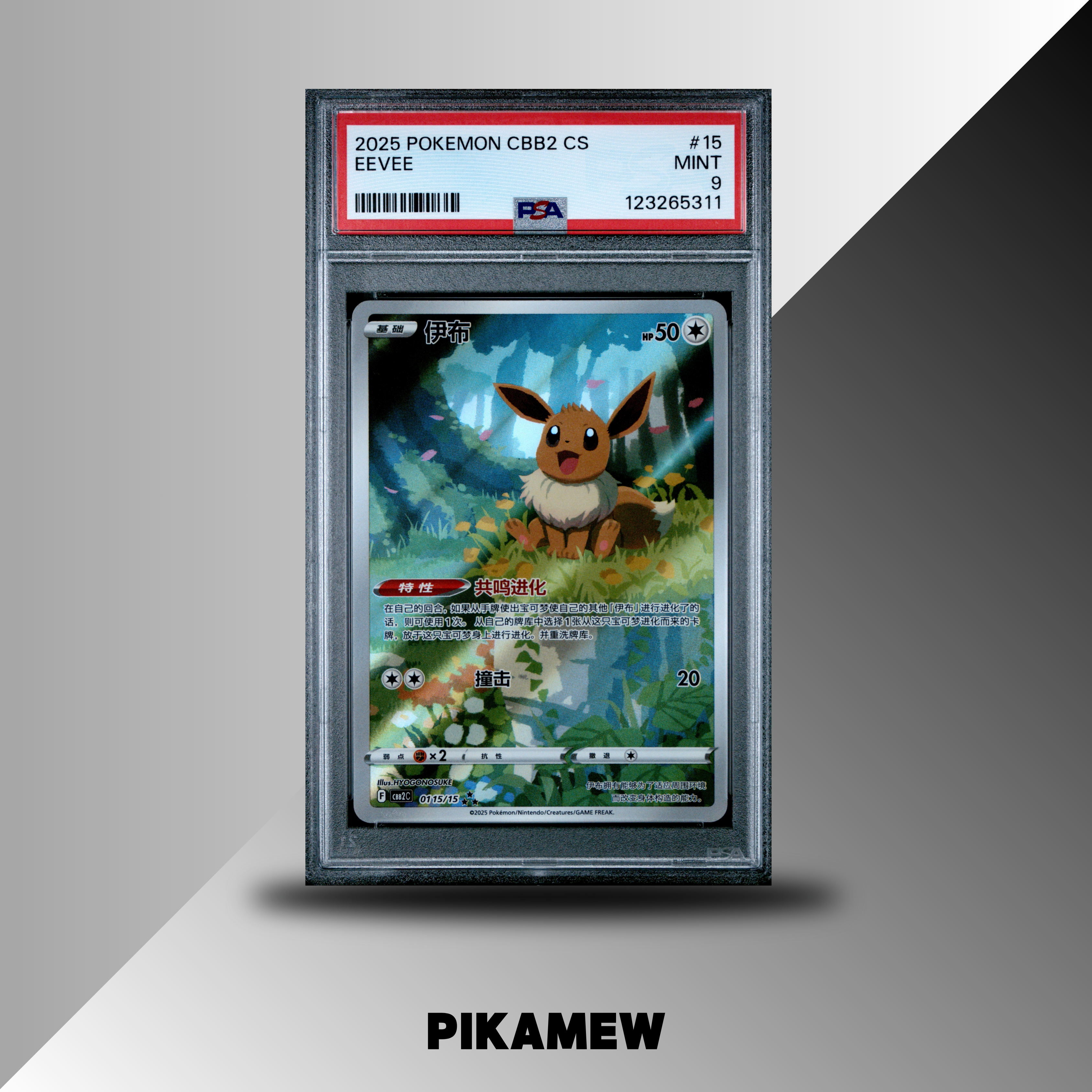 PSA 9 簡中2025 POKEMON SIMPLIFIED CHINESE CBB2 C-GEM PACK VOL 2