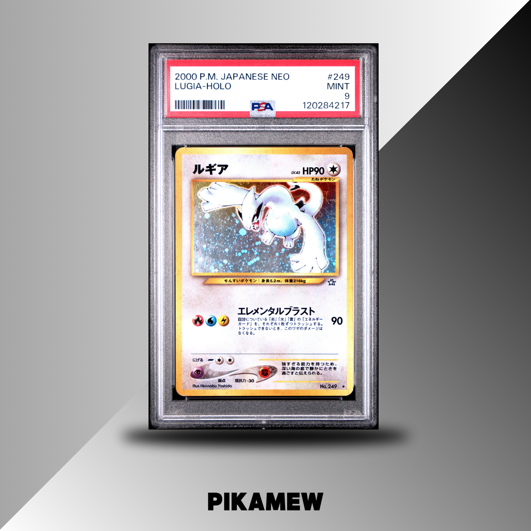 PSA 9 2000 POKEMON JAPANESE NEO #249 LUGIA-HOLO Pikamew HK PSA 9 2000 POKEMON JAPANESE NEO #249 LUGIA-HOLO Pikamew HK