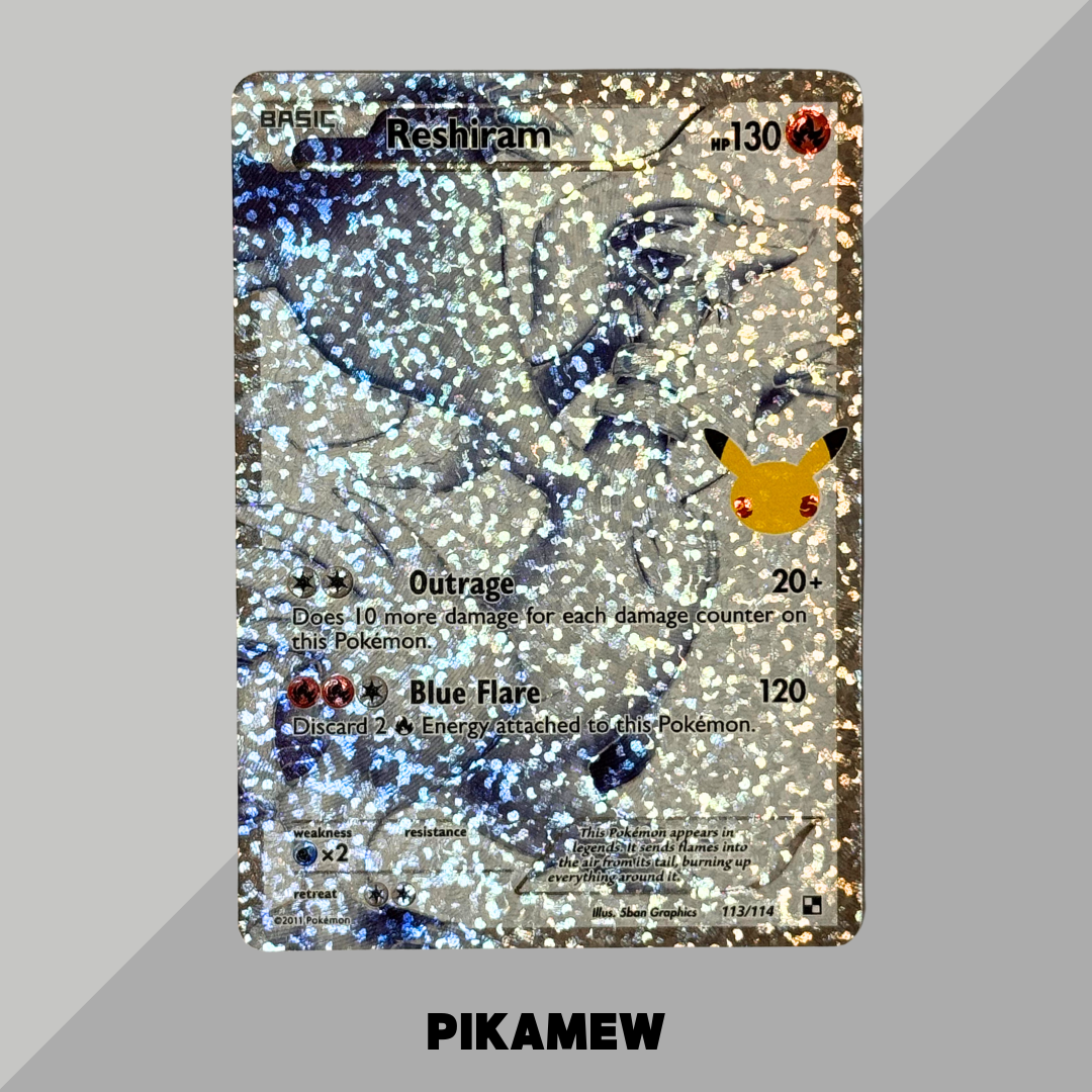 美版 Reshiram 113/114 Celebrations: Classic Collection Holo