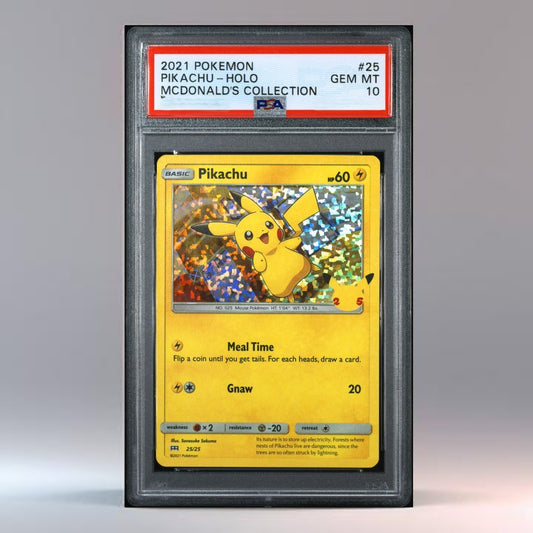 PSA 10 2021 POKEMON MCDONALD'S COLLECTION #25 PIKACHU-HOLO MCDONALD'S COLLECTION