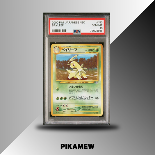 PSA 10 2000 POKEMON JAPANESE NEO #153 BAYLEEF