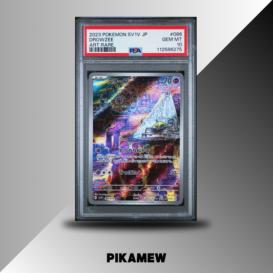 PSA 10 2023 POKEMON JAPANESE SV1V-VIOLET ex #086 DROWZEE ART RARE