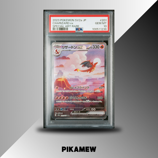PSA 10 2023 POKEMON JAPANESE SV2a-POKEMON 151 #201 CHARIZARD ex SPECIAL ART RARE