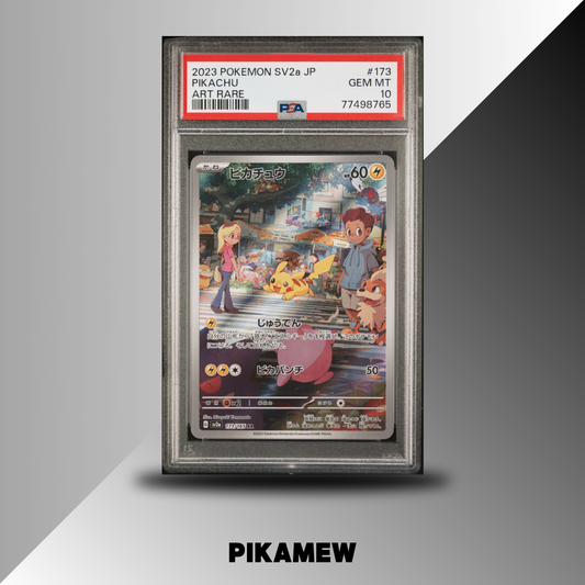 PSA 10 2023 POKEMON JAPANESE SV2a-POKEMON 151 #173 PIKACHU ART RARE