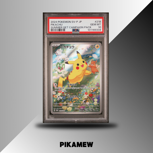 PSA 10 2024 POKEMON JAPANESE SV-P PROMO #218 PIKACHU SUMMER GET CAMPAIGN PACK