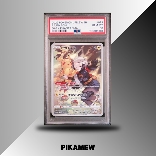 PSA 10 2022 POKEMON JAPANESE SWORD & SHIELD DARK PHANTASMA #073 FA/PIKACHU DARK PHANTASMA