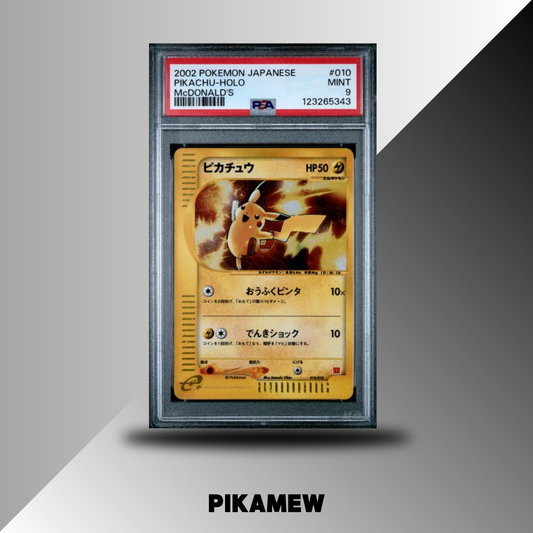 PSA 9 2002 POKEMON JAPANESE McDONALD'S #010 PIKACHU-HOLO McDONALD'S