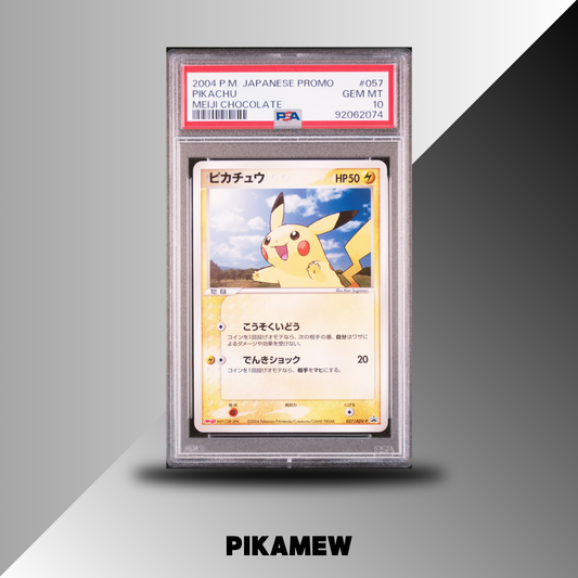 PSA 10 2004 POKEMON JAPANESE PROMO #057 PIKACHU MEIJI CHOCOLATE