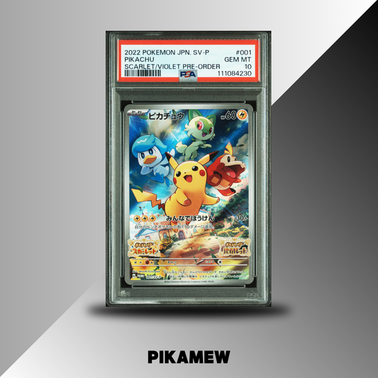 PSA 10 2022 POKEMON JAPANESE SV PROMO #001 PIKACHU SCARLET/VIOLET PRE-ORDER