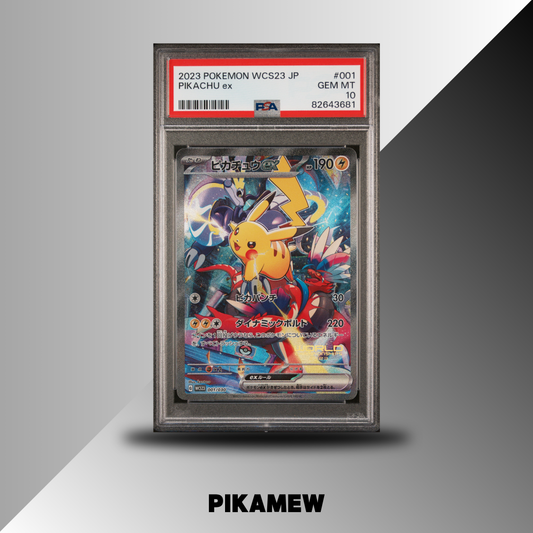 PSA 10 2023 POKEMON JAPANESE WCS23-WORLD CHAMPIONSHIPS YOKOHAMA DECK: PIKACHU #001 PIKACHU ex