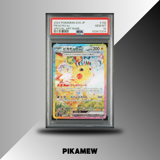 PSA 10 2024 POKEMON JAPANESE SV8-SUPER ELECTRIC BREAKER #132 PIKACHU ex SPECIAL ART RARE