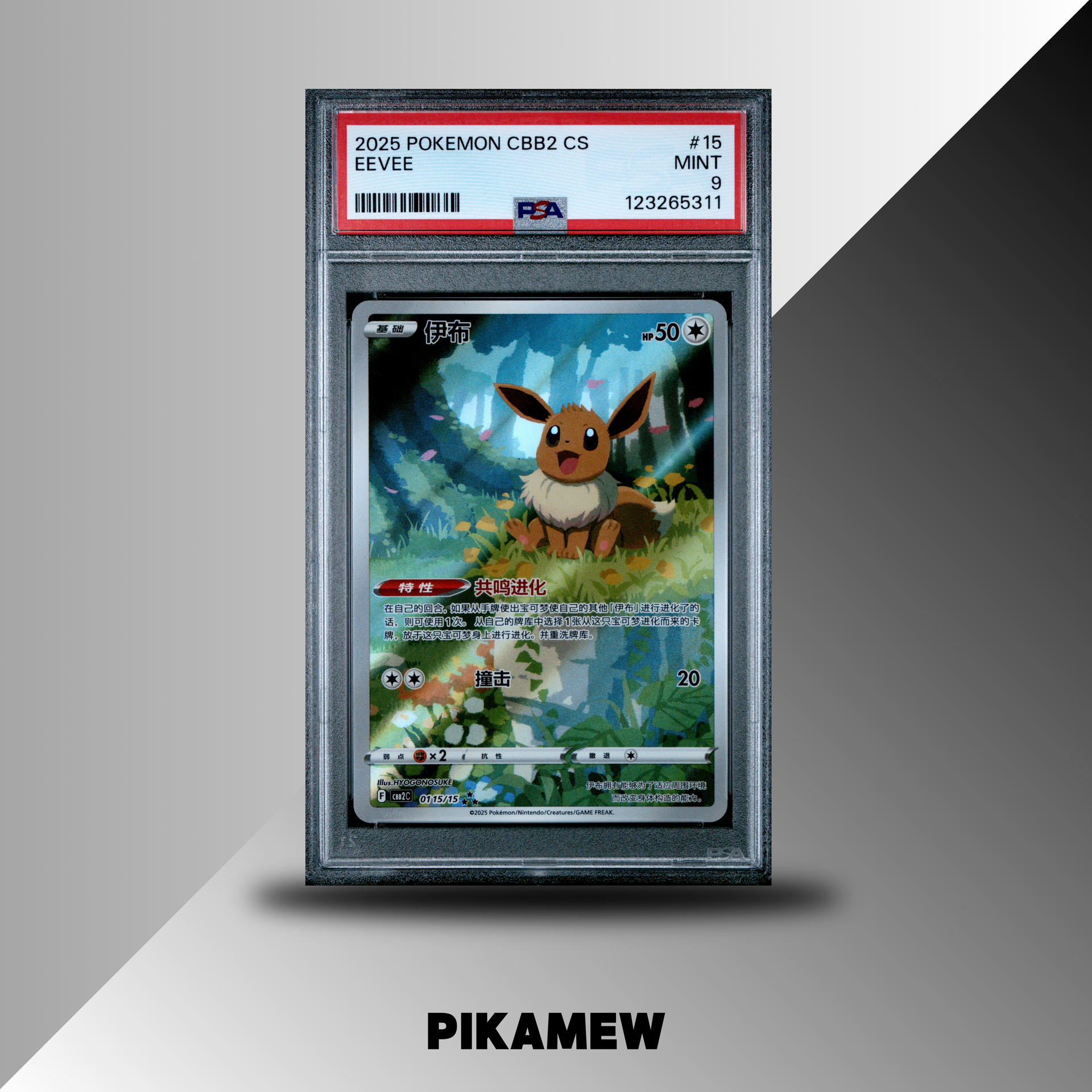 PSA 9 簡中2025 POKEMON SIMPLIFIED CHINESE CBB2 C-GEM PACK VOL 2