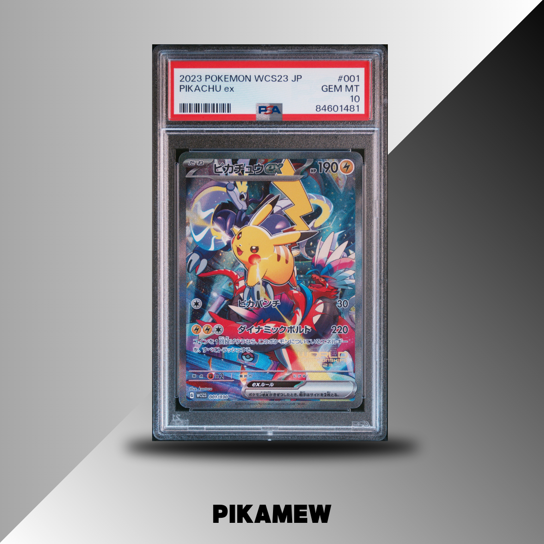 PSA 10 2023 POKEMON JAPANESE WCS23-WORLD CHAMPIONSHIPS YOKOHAMA DECK: PIKACHU #001 PIKACHU ex