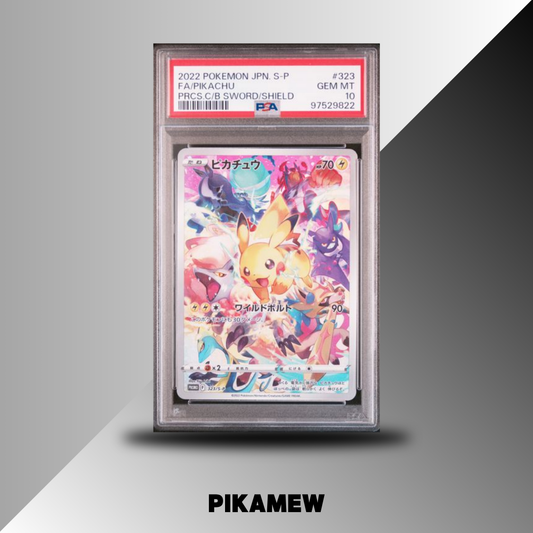 PSA 10 2022 POKEMON JAPANESE S PROMO #323 FA/PIKACHU PRCS.C/B SWORD/SHIELD