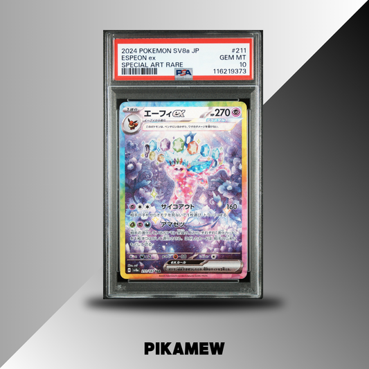 PSA 10 2024 POKEMON JAPANESE SV8a-TERASTAL FEST ex #211 ESPEON ex SPECIAL ART RARE