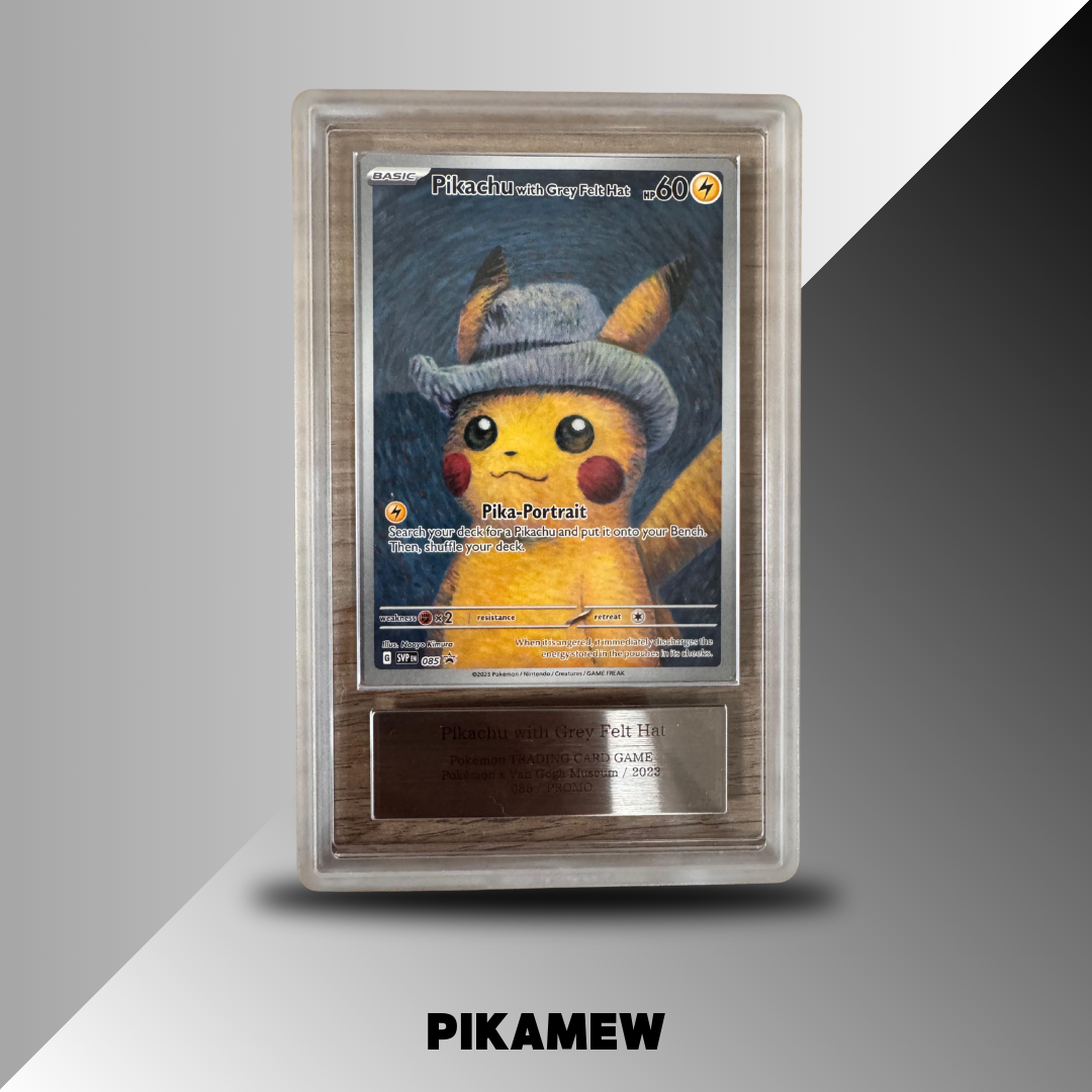 ARS 10 Pikachu with Grey Felt Hat: PROMO [SVP EN 085](SVP EN Promotional cards “Van gogh exhibition” )