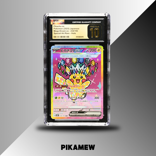 CGC 10 PRISTINE Pikachu ex 2025 Japanese M2A 234/193 Mega Dream ex