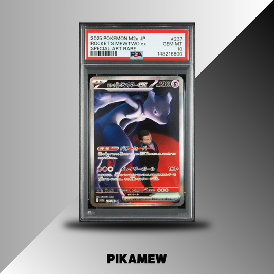 PSA 10 2025 POKEMON JAPANESE M2a-MEGA DREAM ex #237 ROCKET'S MEWTWO ex SPECIAL ART RARE
