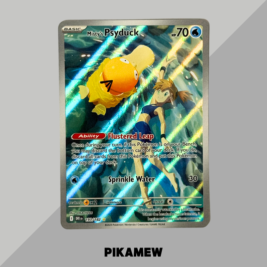 美版 2025 Pokemon SV Destined Rivals DRI EN Misty's Psyduck #193/182