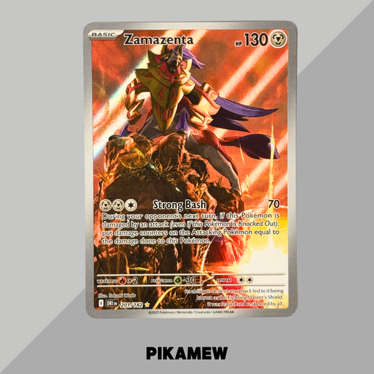 美版 Pokémon TCG Zamazenta 201/182 Illustration Rare Destined Rivals 201/182