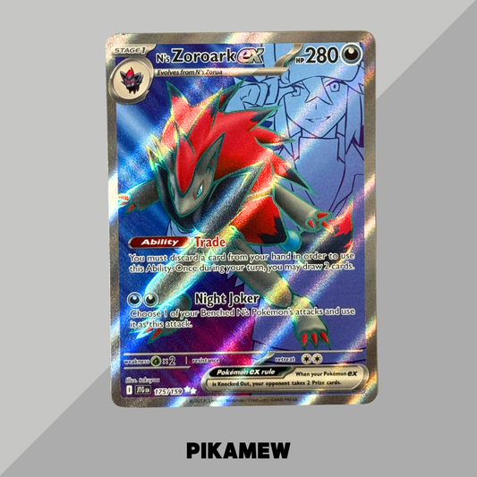 美版 Pokémon TCG N's Zoroark EX 175/159 Journey Together NM Pokemon Card 175/159