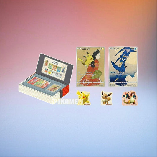 日版 Pokemon 比卡超郵政郵票禮盒